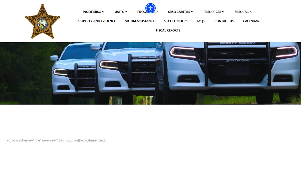 Santa Rosa County Sheriff district service source for Jay arrest records